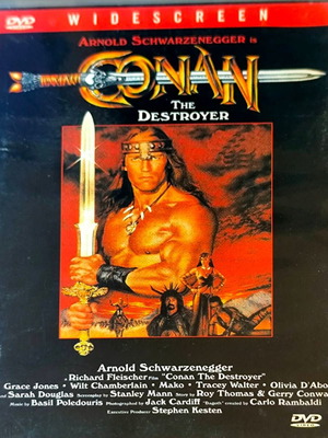 Conan the Destroyer DVD ταινία, Arnold Schwarzenegger, περιπέτεια