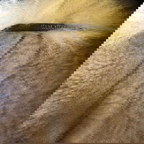 Δερμάτινο γυναικείο σακάκι Zeda Collection σαν καινούργιο, μπεζ, μέγεθος Μ