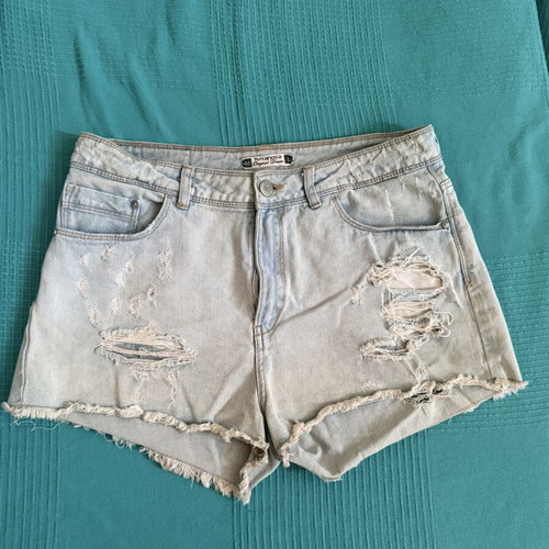 Teranova denim shorts used, size L, blue