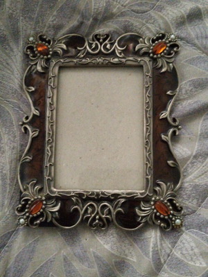 Vintage photo frame for small photos 10x5 cm like new