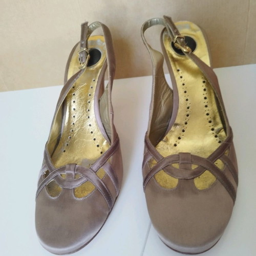 blay closed sandal, 38, medium heel, very elegant, vintage