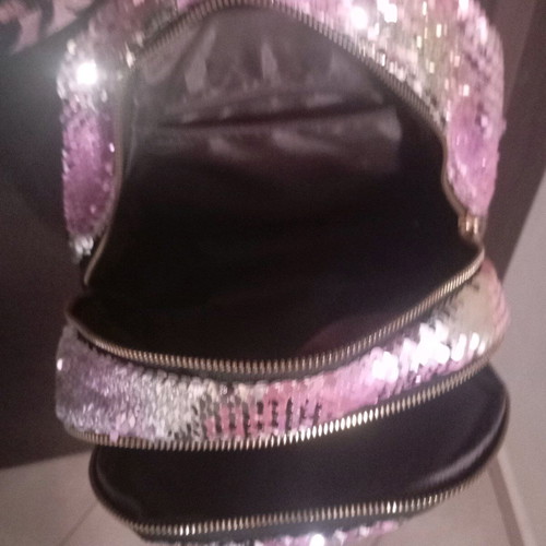 Backpack new multicolored and silver