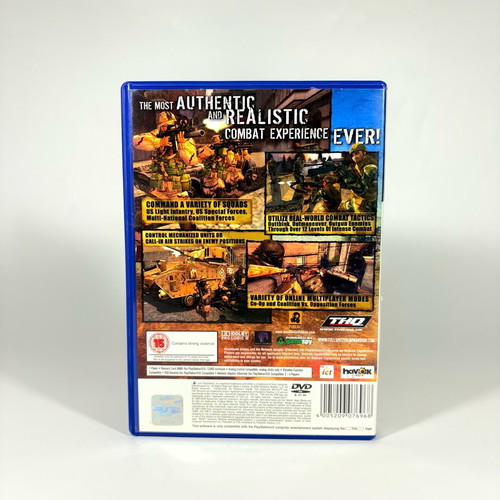 Full Spectrum Warrior Ten Hammers PS2 game used