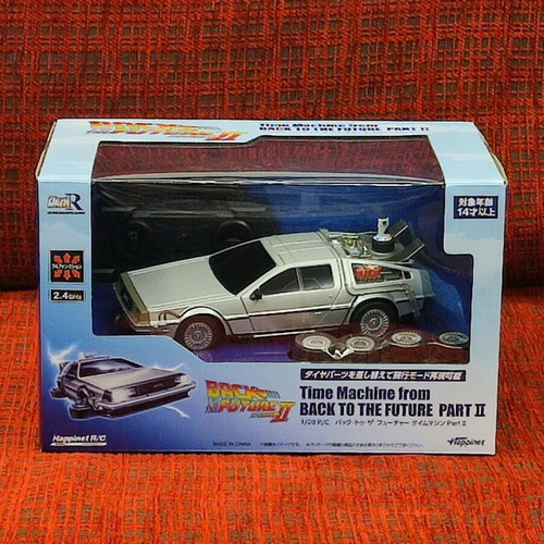 Time Machine (Delorean) 1/20 R/C from Back to the Future Part II new