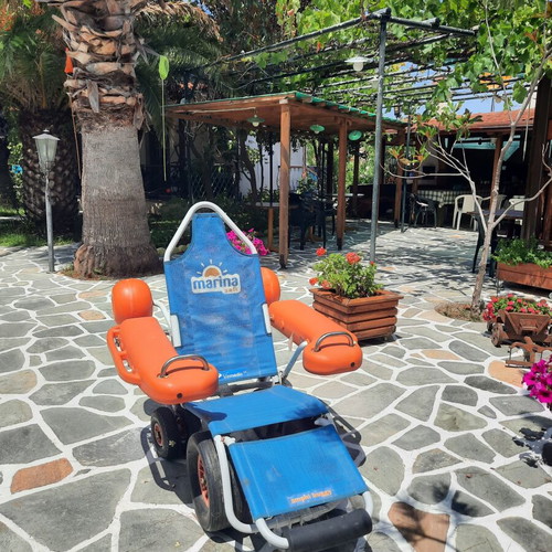 Beach wheelchair like new for people with disabilities