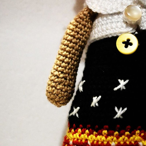 Frida Kahlo Doll crocheted, handmade, new