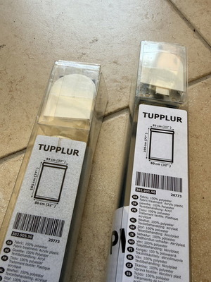 IKEA TUPPLUR στόρια συσκότισης 2 τεμάχια 80x195 cm καινούργια