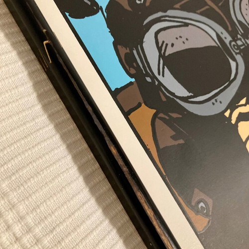 Hugo Pratt Corto Maltese 2 vintage silkscreen prints, 1990