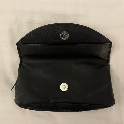 Marvel pipe tobacco pouch like new, black leather