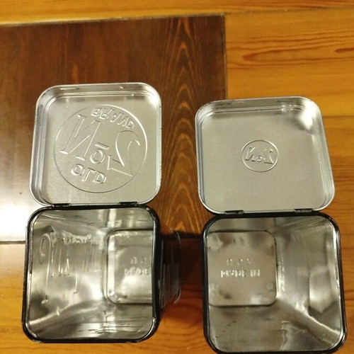 Jack Daniel's Tennessee Whiskey metal collectible boxes, set of 2