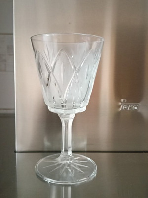 Cristal d'Arques Flamenco crystal wine glasses set of 6