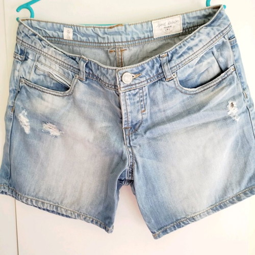 Women's denim shorts used, size M, blue