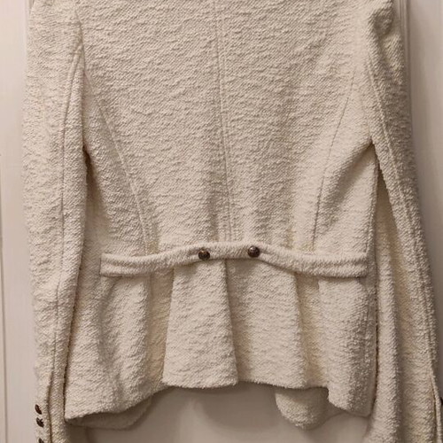 Zara blazer size S used, military style beige