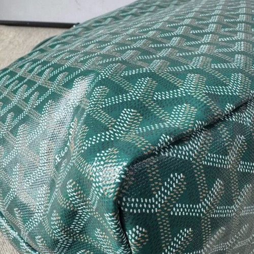 Goyard Tote Bag shoulder green like new, size Gm