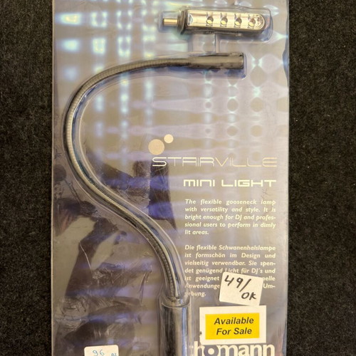 Stairville Mini Light flexible gooseneck lamp new, sealed