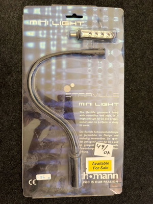 Stairville Mini Light flexible gooseneck lamp new, sealed