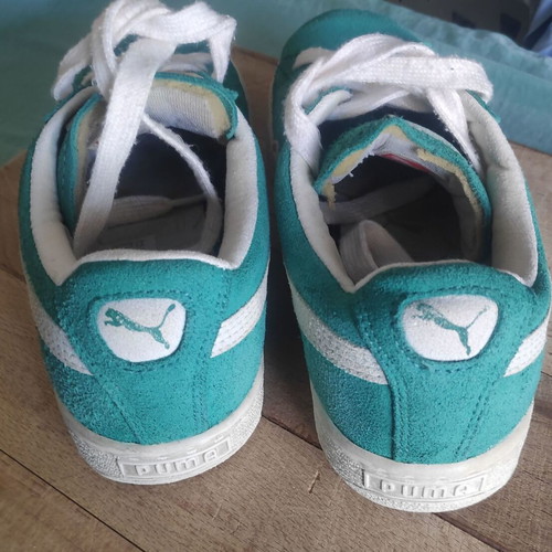 Puma Suede Vintage Sneakers like new, size 38, turquoise
