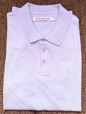 Calvin Klein polo καινούργιο, μέγεθος Small, πολύ ανοιχτό γαλάζιο