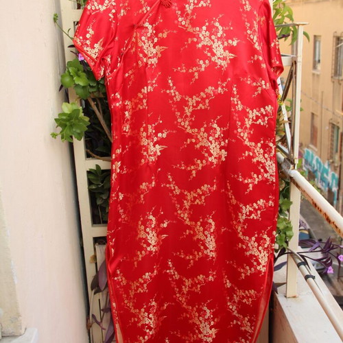 Kimono red and gold new, size XL