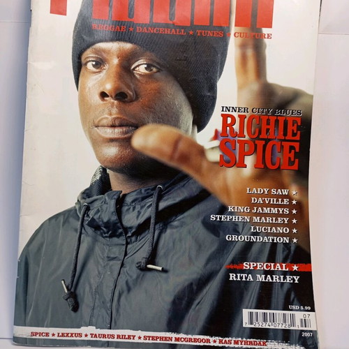 Riddim magazine 2007 used