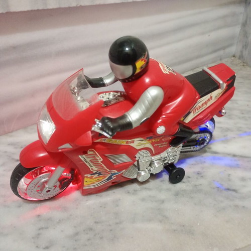 Motorcycle toy with sound and lights used
