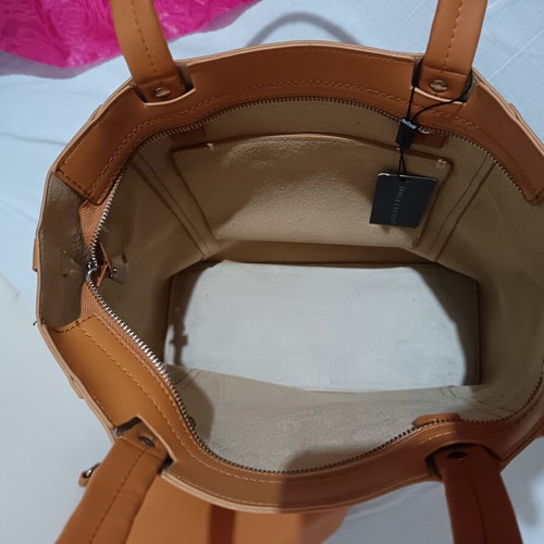 Charles Jourdan Shoulder Bag New Brown Large Capacity