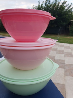 Tupperware vintage σετ 3 τεμαχίων αεροστεγή μπωλ