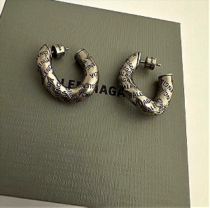 Balenciaga logo earrings
