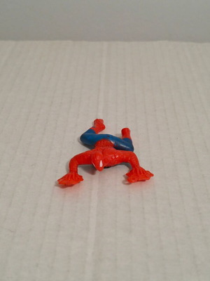 Spiderman Figure Keychain used, hanging