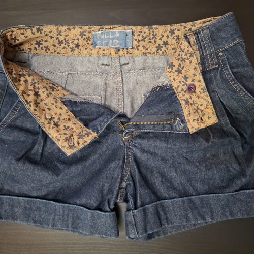 Women's denim shorts like new, size S 36 8, blue