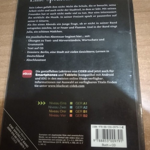 Eine spezielle Band German children's literary book A1 level like new
