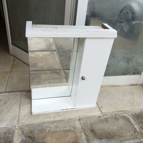 Bathroom cabinet mirror used 48.50x15x60.50 cm