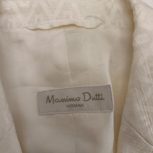 Massimo Dutti women's suit 36 ivory like new (jacket & skirt)