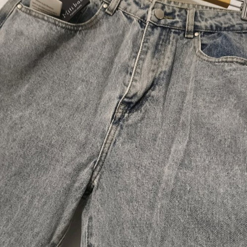 Jeans with rips new, size M, blue