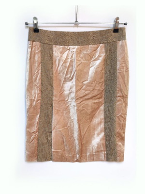 D.EXTERIOR pencil пола нова, мека розова коприна с snake-print детайли