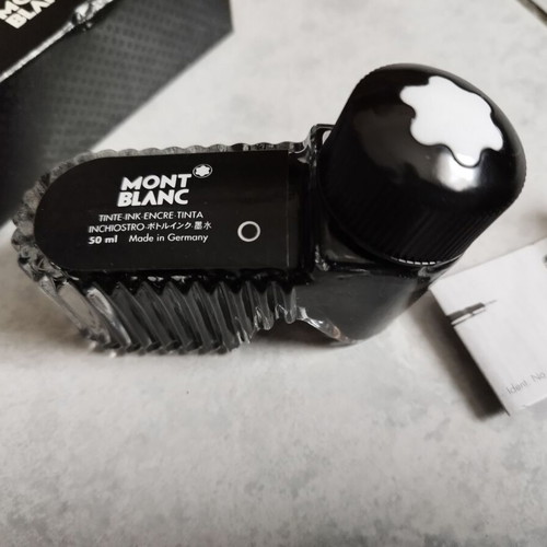 Vintage μελάνι Mont Blanc 50 ml καινούργιο, μαύρο