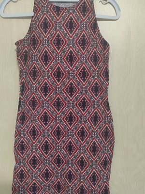 Tally Weijl Mini Dress with Geometric Pattern Size M Like New