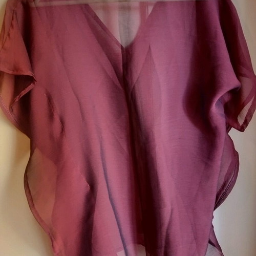 Tunic like new, size M, brown and red