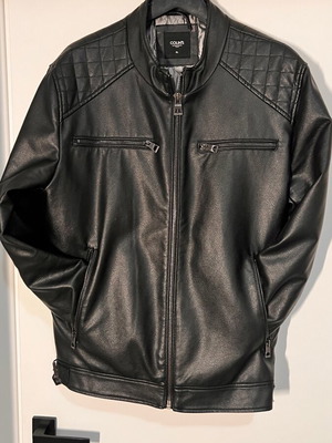 Colin's men's faux leather jacket size XL like new, black