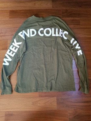 Asos Weekend Collective Oversized μακρυμάνικο T Shirt Τοπ γυναικείο χακί small μεταχειρισμένο