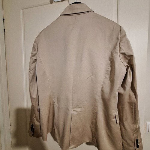 Zara suit jacket with trousers like new, dark beige-nude