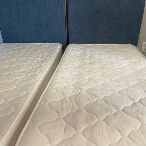 Beds new with storage space, set of 2, with mattresses