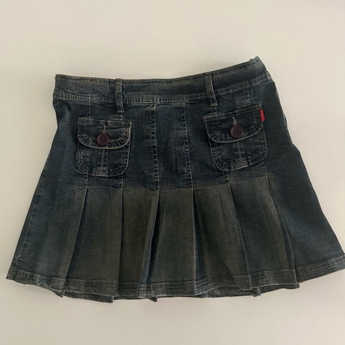 Morgan vintage 90s denim mini skirt like new, size S 36