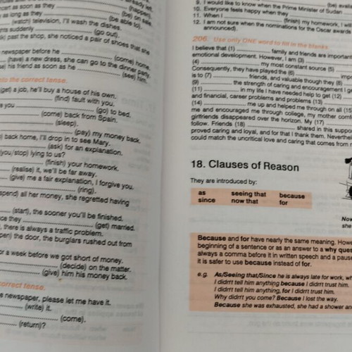 English Books with Grammar Exercises used, Pagoulatou Vlachou 1988