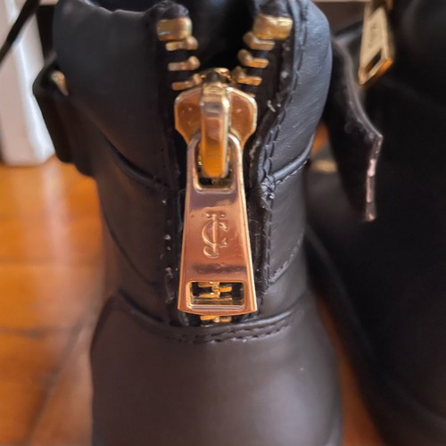 Juicy Couture boots used, black size 36 with studs and laces