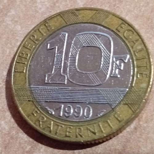 10 Francs Spirit of Bastille Coin 1990 new