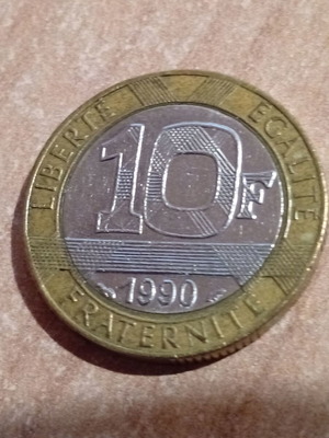 Νόμισμα 10 Francs Spirit of Bastille 1990 καινούργιο