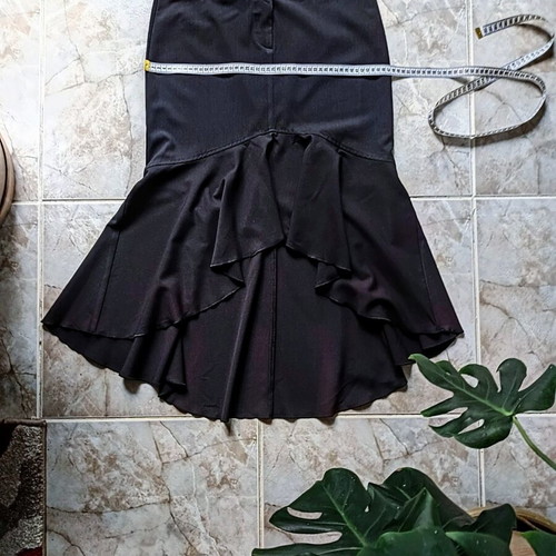 Black skirt, suit fabric, slight stretch