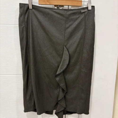 Sportalm Kitzbuhel Skirt Size 38 Grey like new with ruffles