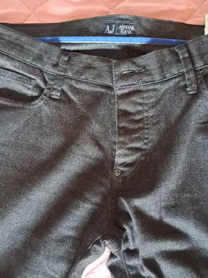 Armani Jeans men's winter pants like new, gray, warm, modern fit